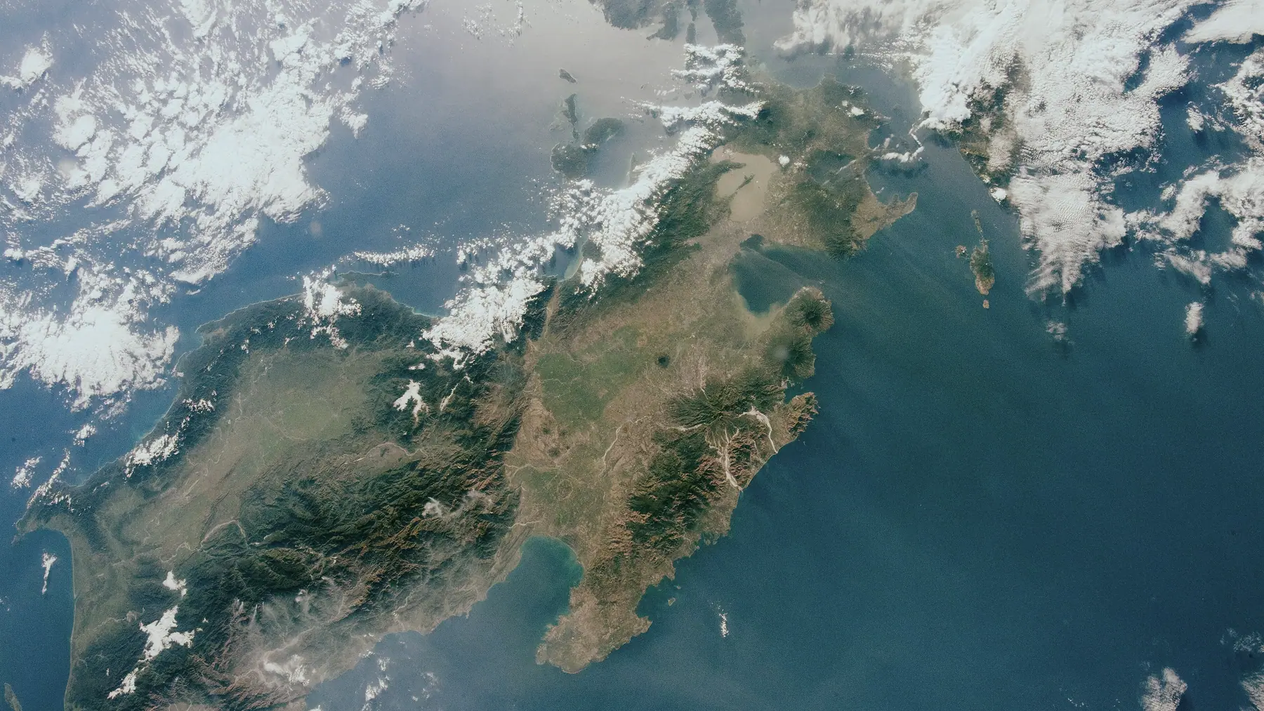 Luzon seen from the International Space Station